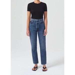 Agolde 90'S PINCH WAIST HIGH RISE STRAIGHT IN RANGE Size 28